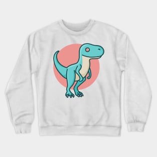 Velociraptor, Dino, Dinosaur Crewneck Sweatshirt